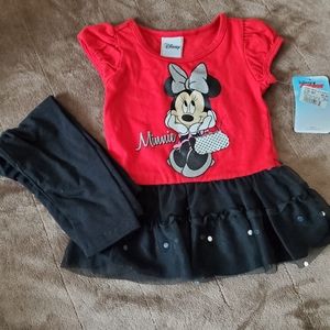 Minnie Mouse 2pc outfit